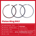 Piezas del motor Diesel Isuzu 6HL1 Rings de pistón 8-97601-318-1